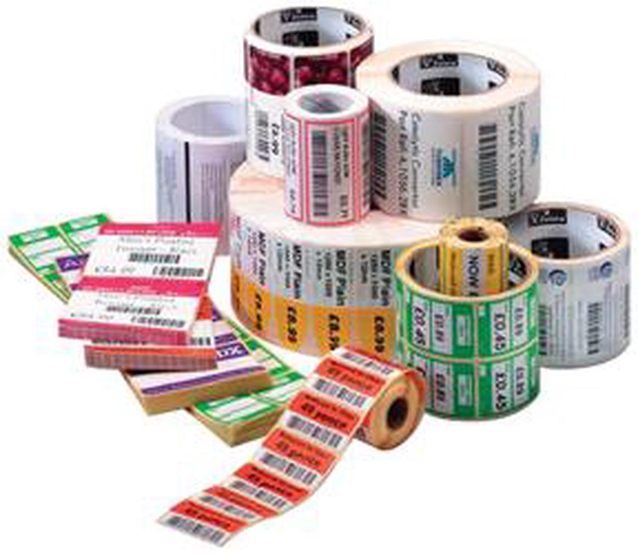 Zebra 10010038 1.25"x1" Z-Select 4000D Labels - 1 Case (6 Rolls)