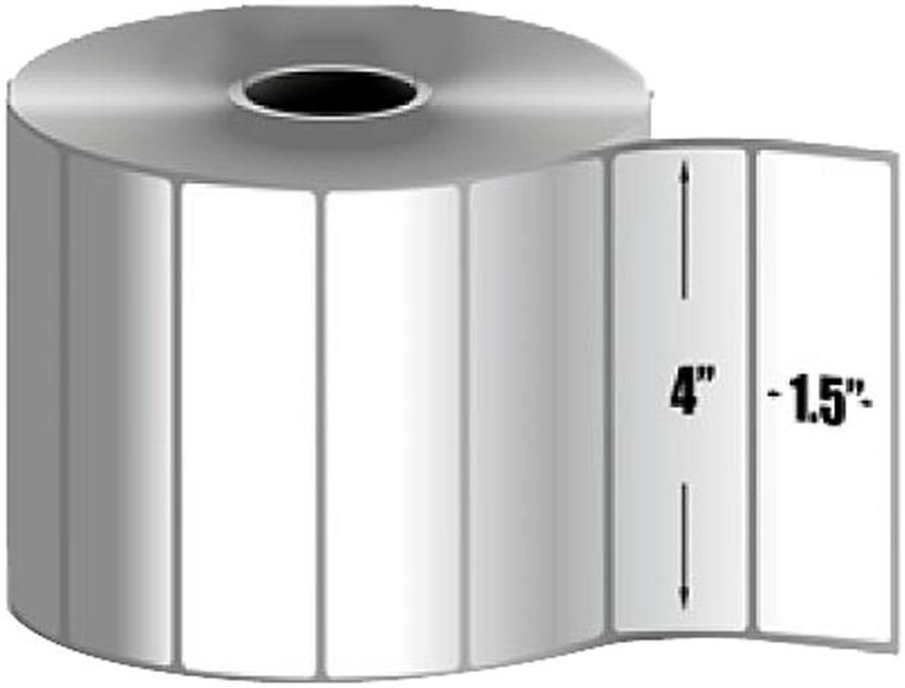 Main image of Zebra 10010046 Direct Thermal Z-Select 4000D Paper Labels, 4" x 1.5", 1620 Labels/Roll - 6 Rolls