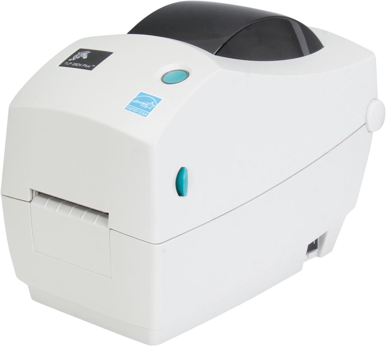 Zebra TLP2824 Plus 2" Desktop  Thermal Transfer Barcode and Label Printer, 203 dpi, USB, Serial, EPL, ZPL - 282P-101110-000