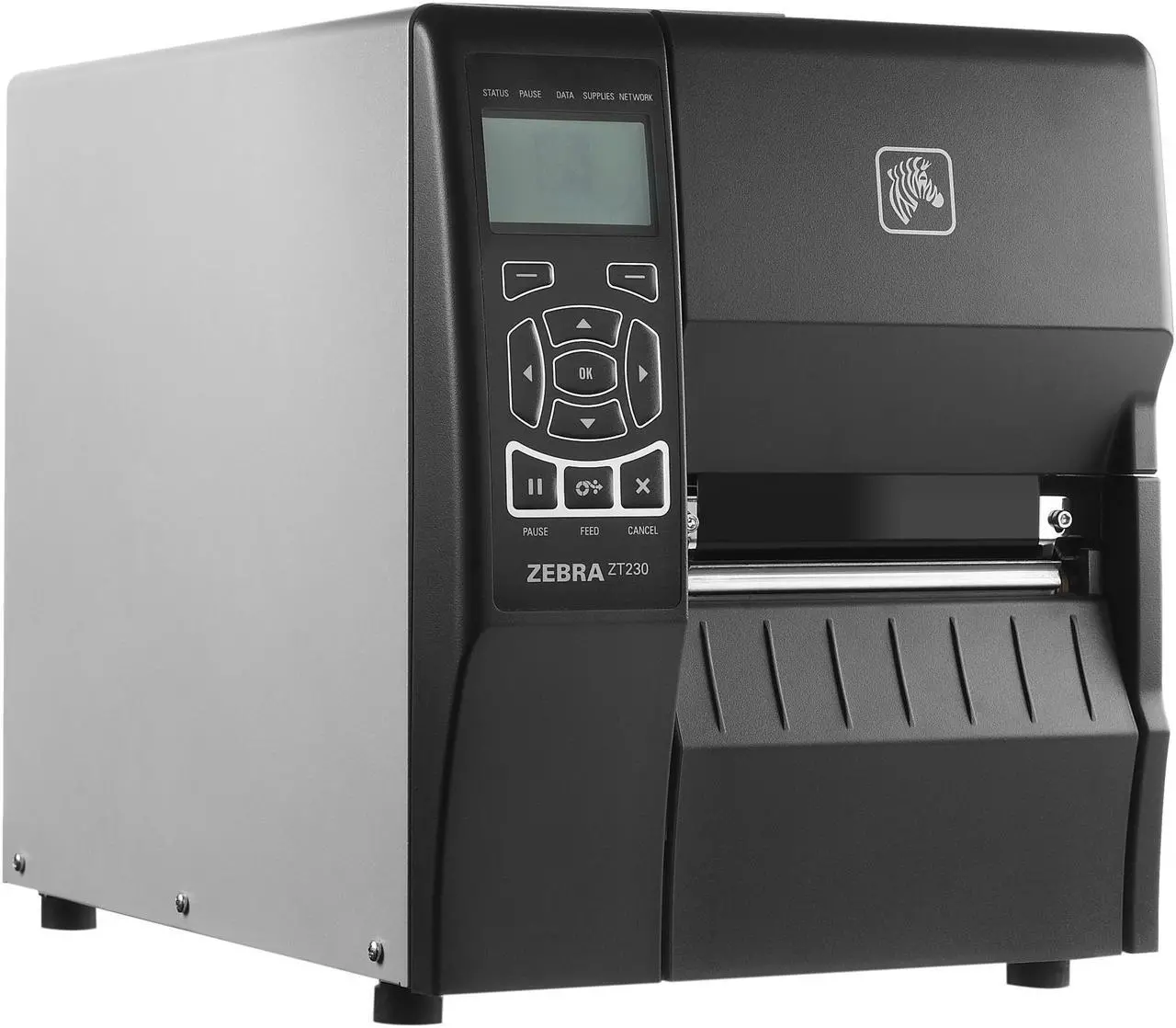Alt view image 3 of 3 - Zebra ZT230 4” Industrial Thermal Transfer Label Printer, LCD, 203 dpi, Serial, USB, ZPL, EPL, XML Support, US Cord - ZT230 ZT23042-T01000FZ