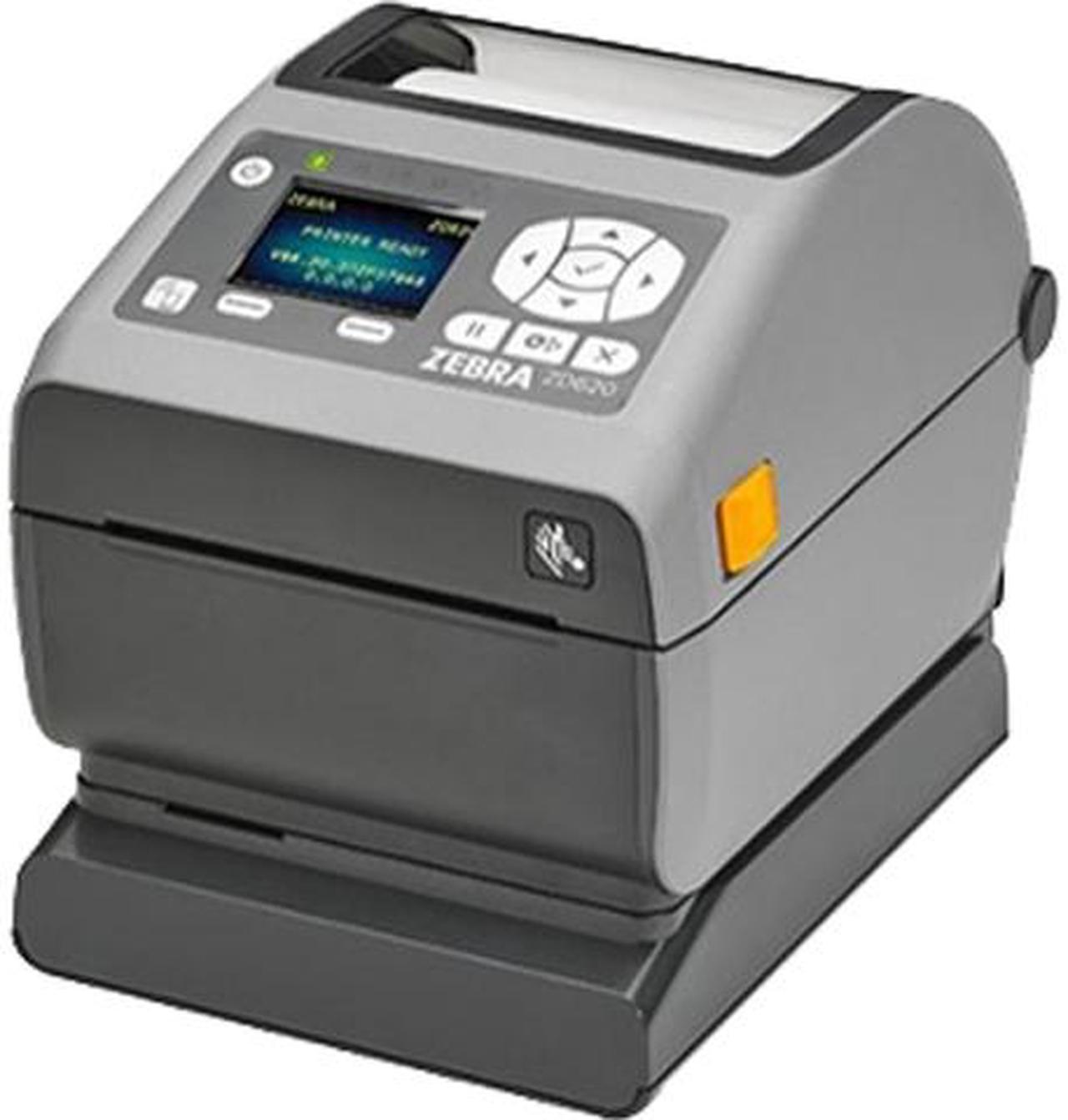 Zebra ZD620 Direct Thermal Label Printer, LCD, 203 dpi, USB, USB Host, Serial, Ethernet, 802.11, Bluetooth, USA/Canada, Std. EZPL - ZD62042-D01L01EZ