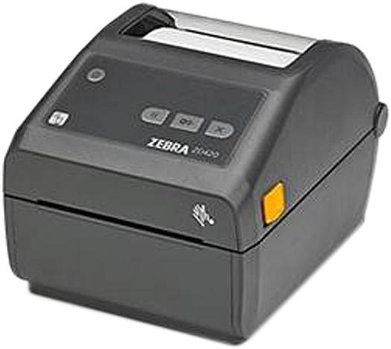 Zebra ZD620 Direct Thermal Label Printer, 4", 203 dpi, USB, USB Host, Bluetooth LE, Serial, Ethernet, Cutter, Std. EZPL - ZD62042-D21F00EZ