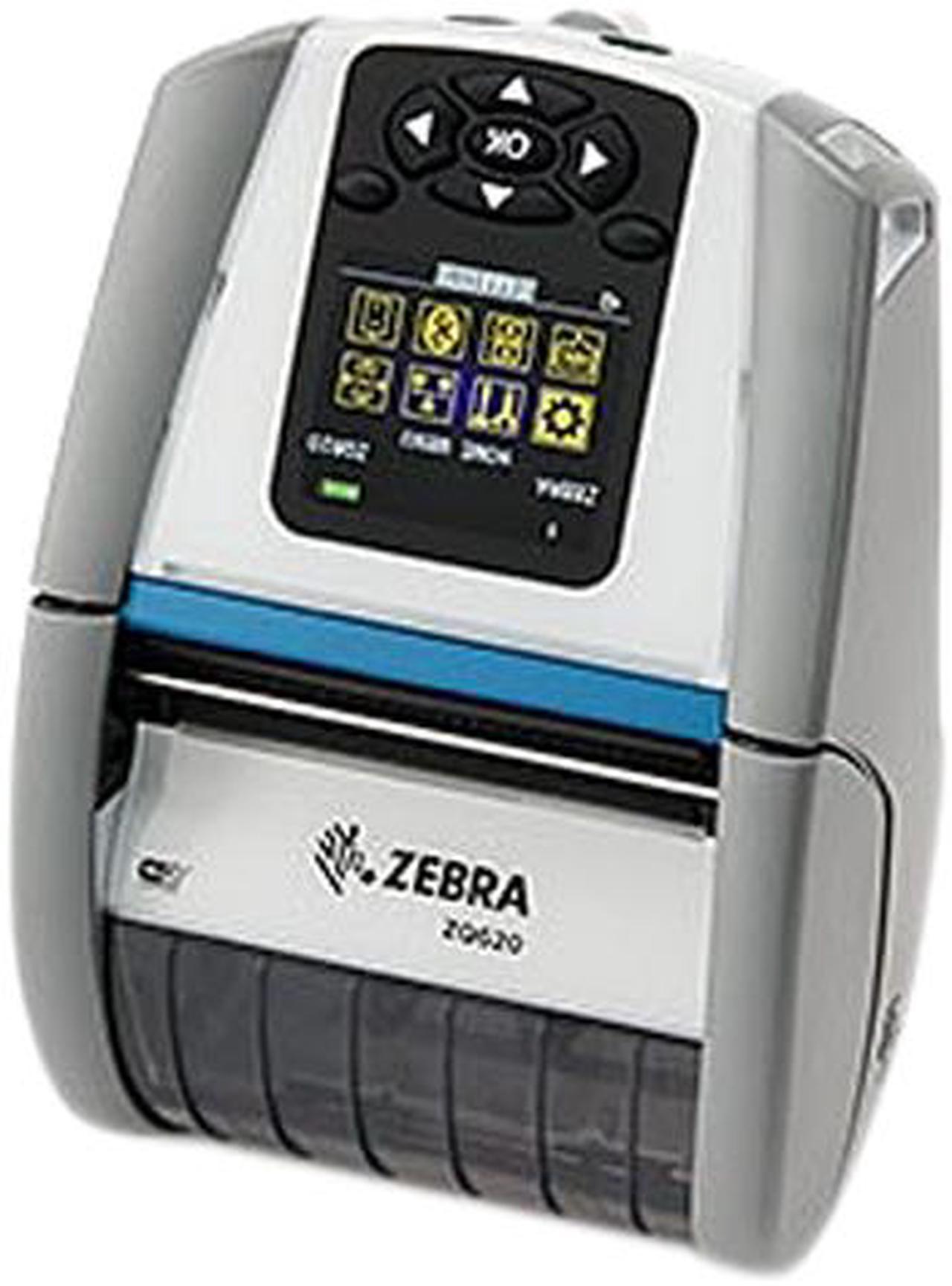 Zebra ZQ610 2" Mobile Direct Thermal Label Printer for Healthcare, 203 dpi, Color LCD, Dual 802.11AC/Bluetooth 4.x, Linered Platen, English Fonts, CPCL, EPL, ZPL, XML Support, Belt Clip – ZQ61-HUWA000