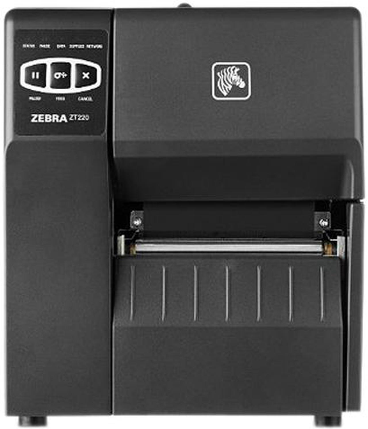 Zebra ZT230 4” Industrial Thermal Transfer Label Printer, LCD, 300 dpi, Serial, USB, Int 10/100, ZPL, XML Support, BAA/TAA, US Cord - ZT23043-T01200GA