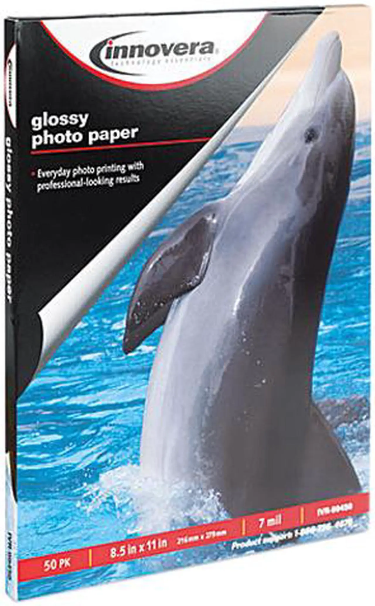 Main image of Innovera 99450 Glossy Photo Paper, 8-1/2 x 11, 50 Sheets/Pack