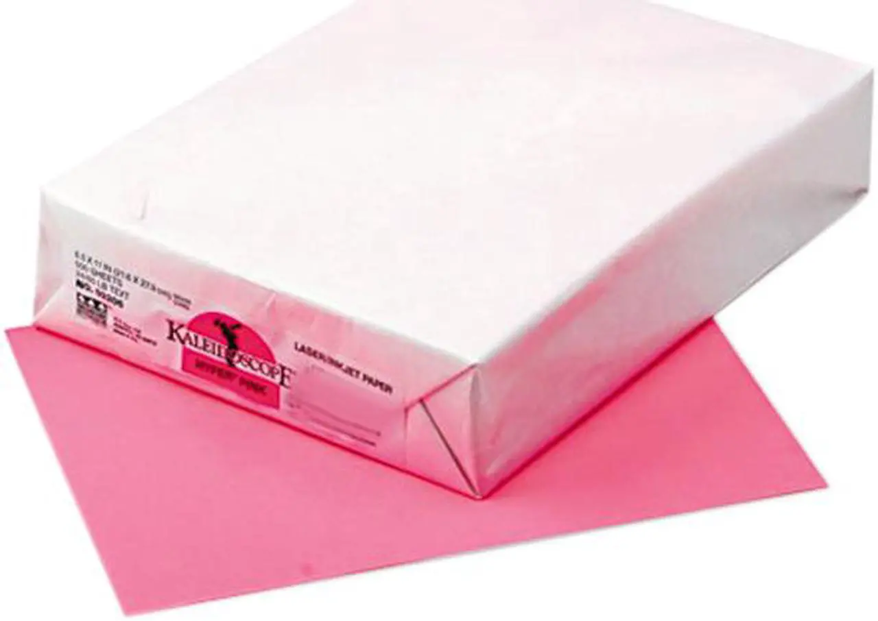 Main image of Pacon 102206 Kaleidoscope Multipurpose Colored Paper, 24lb, 8-1/2 x 11, Hyper Pink, 500/Ream
