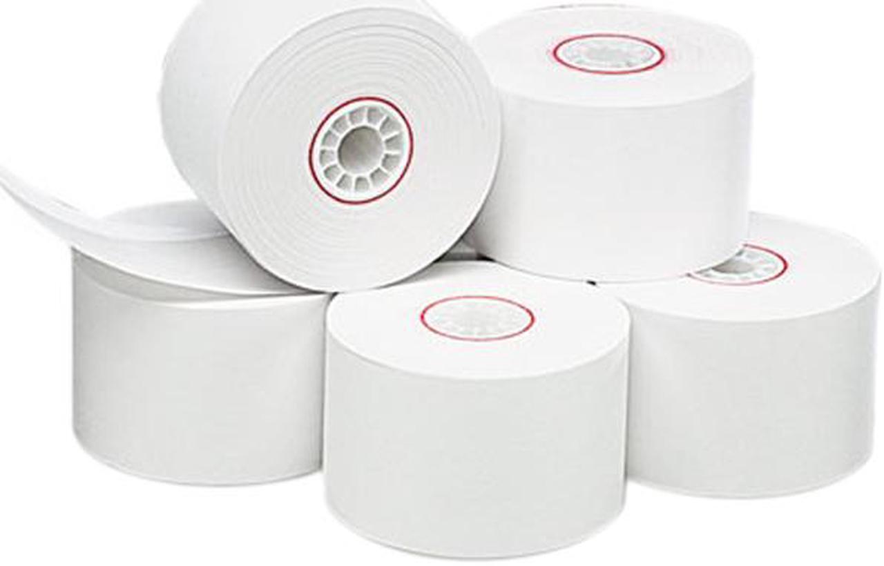 Main image of PM Company 18996 Thermal Paper Rolls Cash Register/POS Roll, 1-3/4"x150 ft, White, 10/Pack