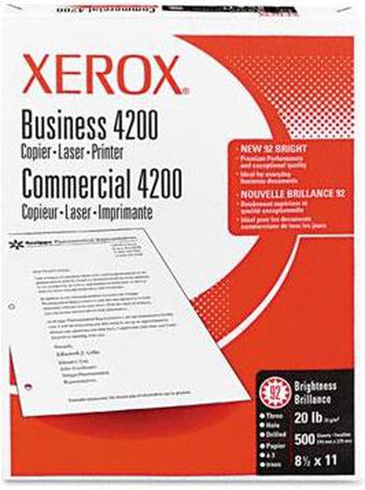 Alt view image 3 of 3 - Xerox 3R2641 Business 4200 Copy Paper, 92 Brightness, 3-Hole Punched, 20lb, Ltr, WE, 5000/Ctn