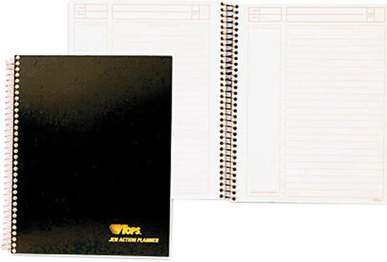 Main image of Tops 63827 JEN Action Planner, Ruled, 6-3/4 x 8-1/2, White, 84 Sheets