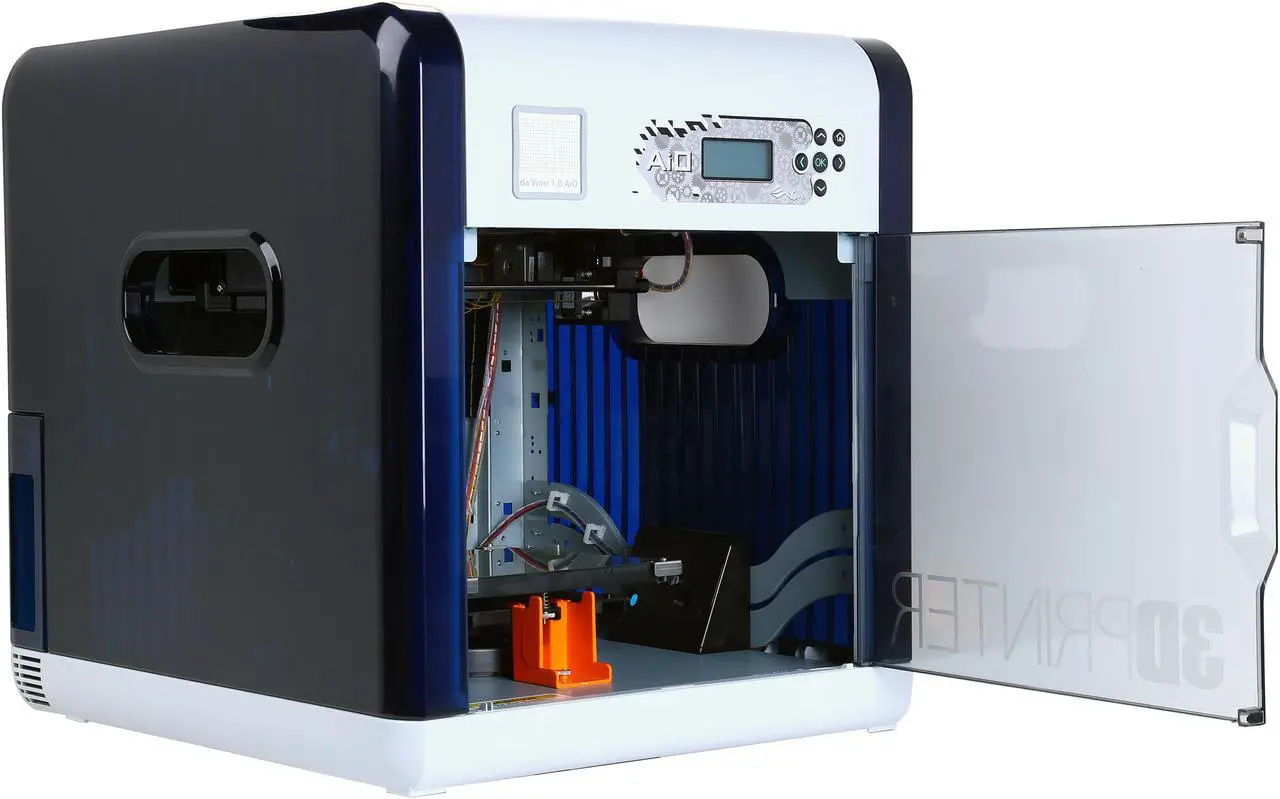 Alt view image 6 of 9 - XYZprinting da Vinci 1.0 AIO da Vinci FFF (Fused Filament Fabrication) 3D Printer