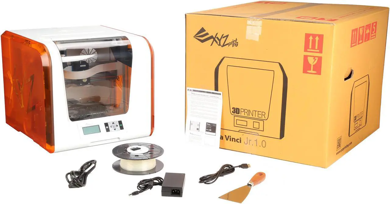Alt view image 7 of 7 - XYZprinting da Vinci Jr. 1.0 FFF (Fused Filament Fabrication) PLA Single Nozzle 3D Printer