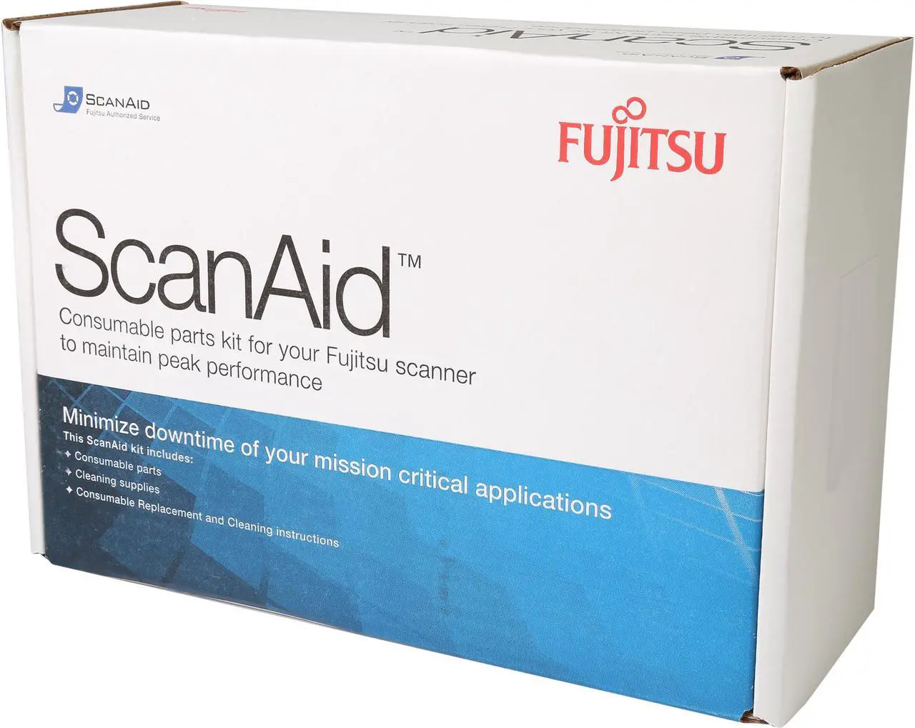 Main image of Fujitsu CG01000-524801 ScanAid Cleaning Kit for Fujitsu fi-6140 Scanner