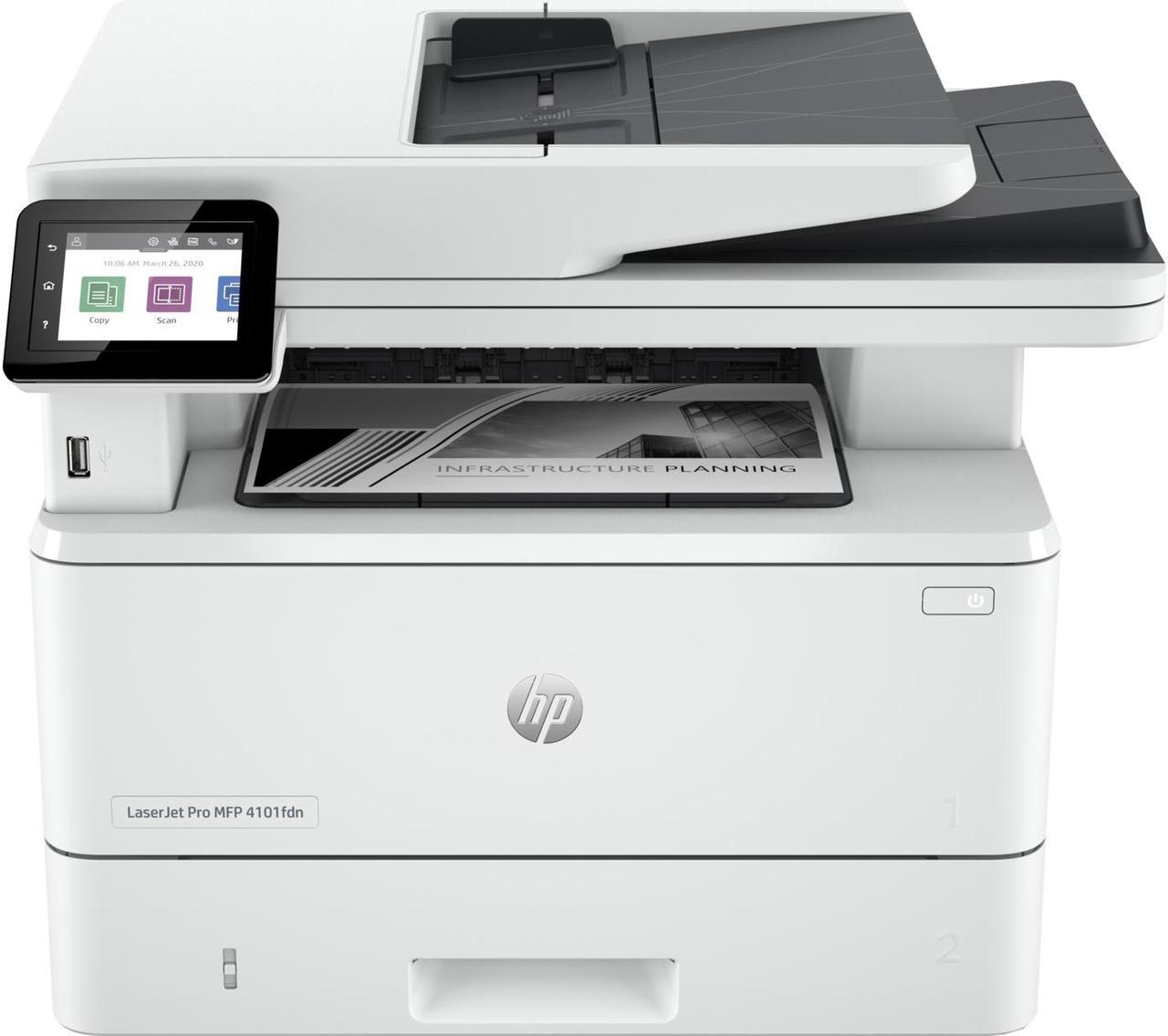 HP LaserJet Pro MFP 4101fdn Printer with Fax 2Z618F#BGJ