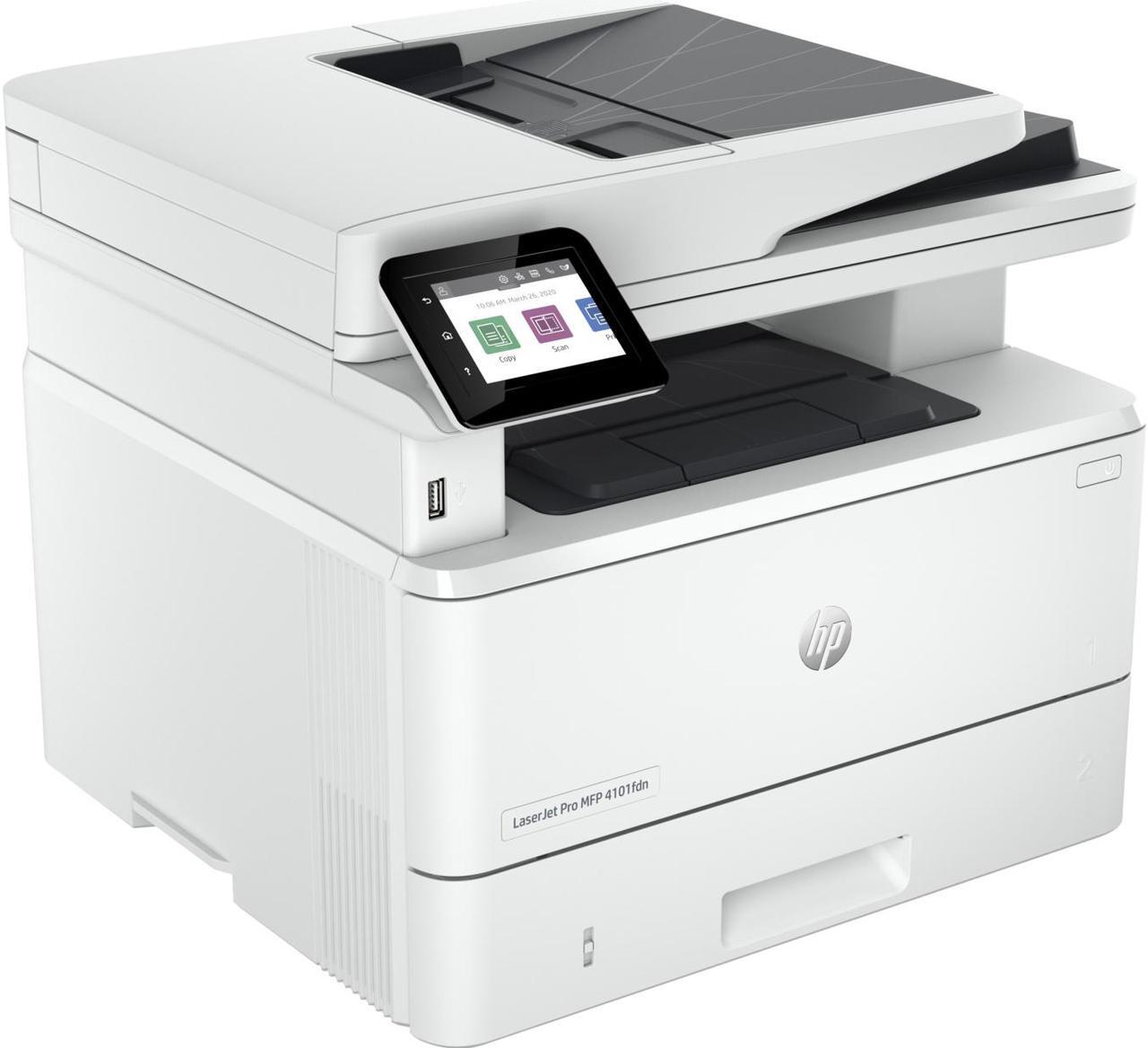 Alt view image 3 of 3 - HP LaserJet Pro MFP 4101fdwe Wireless Printer with HP+ and Fax & available 3 months Instant Ink
