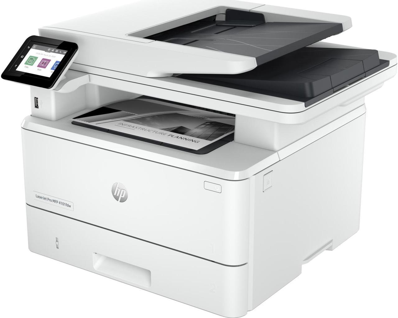 HP LaserJet Pro MFP 4101fdw Wireless Printer 2Z619F