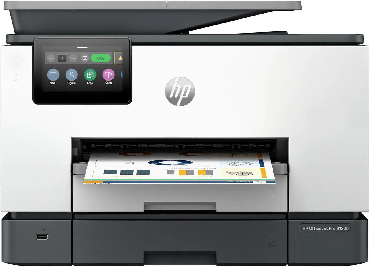 Main image of HP OfficeJet Pro 9130b All-in-One Printer