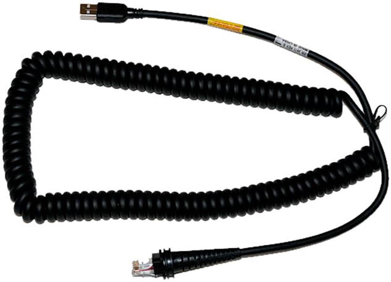 Honeywell CBL-500-500-C00 USB Coiled Cable for 1900g/1200g/1300g Series Scanners