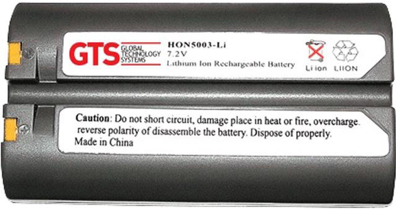 GTS HON5003-LI direct replament battery for O'Neil MicroFlash 4T / 4Te / 4TCR / LP3 / OC2  series scanners (OEM Equivalent# 550030, 550039-000)