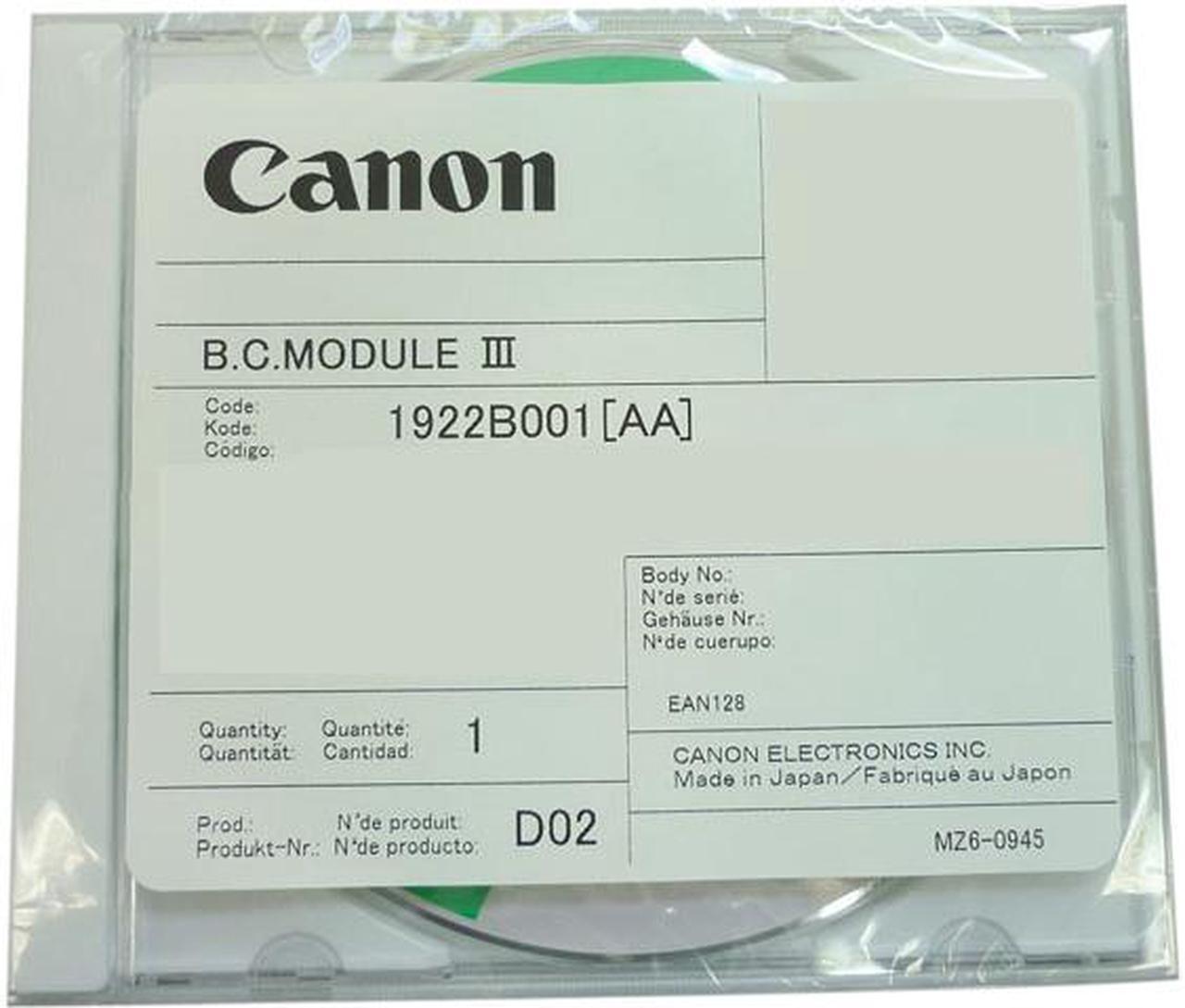 Main image of Canon 1922B001 Barcode Module for DR-2580C/4010C 5010C/ 6080/ 7580/ 9080C/Dr-X10C