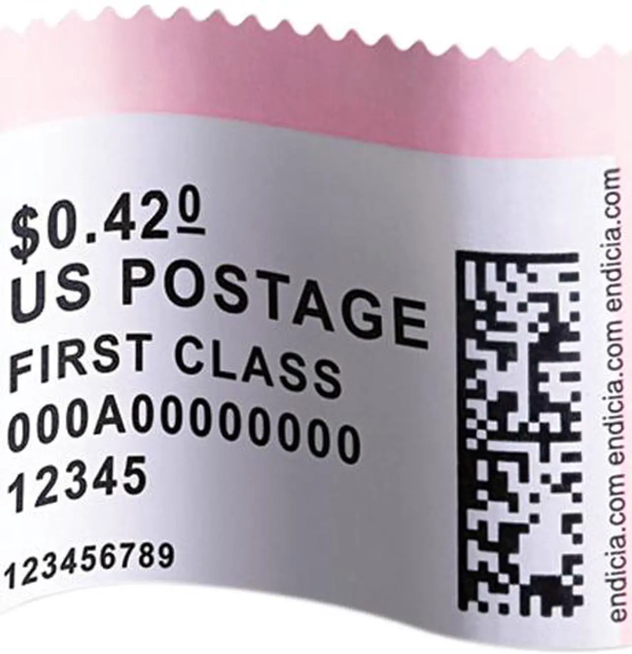DYMO LabelWriter Postage Stamp Labels, 1-5/8 x 1-1/4, White, 200/RL ...