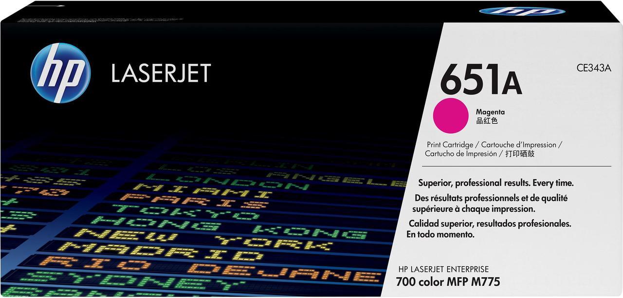 HP 651A LaserJet Toner Cartridge - Magenta