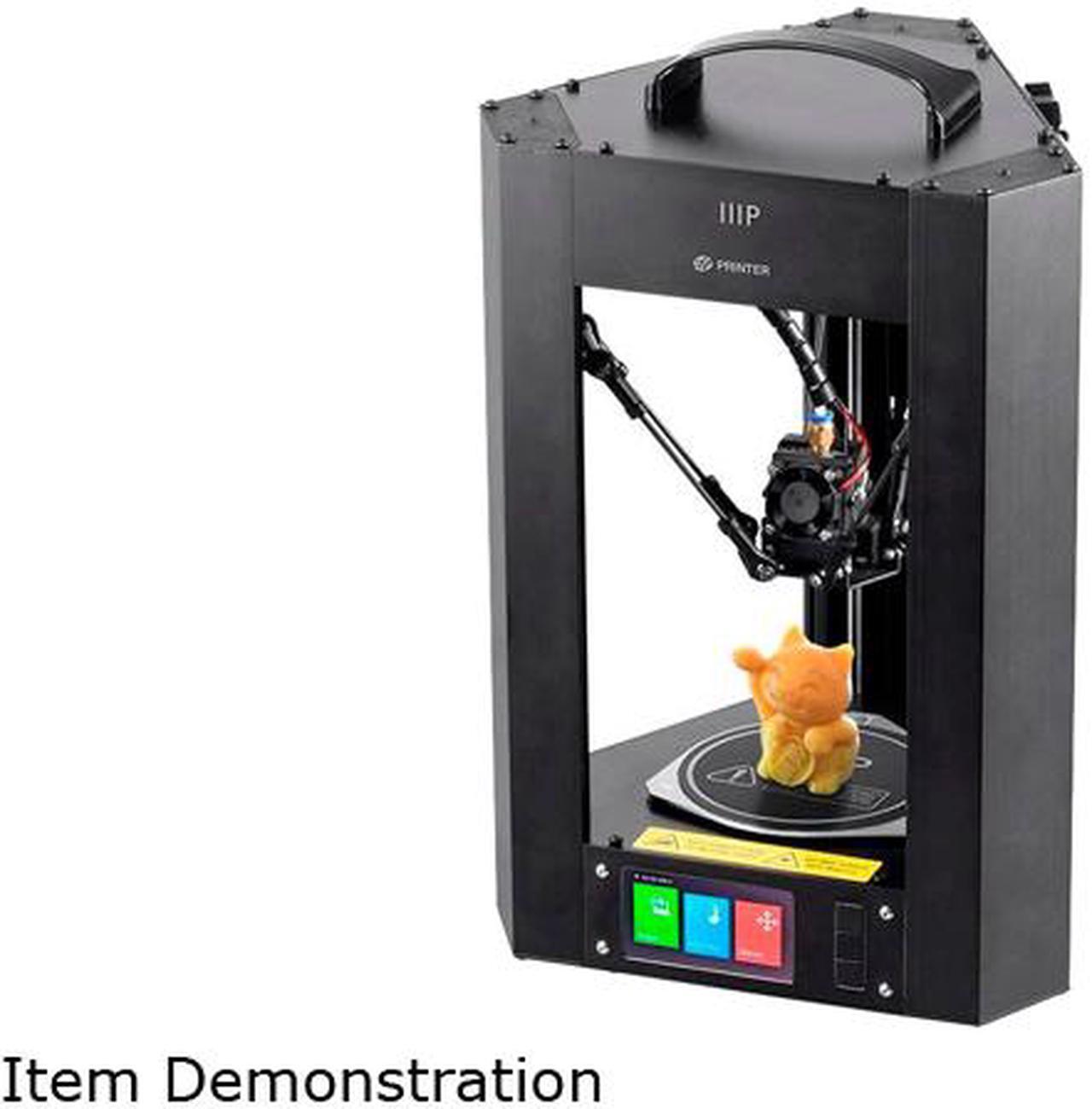 Alt view image 5 of 6 - Monoprice Mini Delta v2 3D Printer (110 x 120mm) Heated Build Plate, PoloPrint Pro Wi-Fi, Auto Resume, Advanced Gcode Auto Leveling, Open Source, Works with PLA & ABS