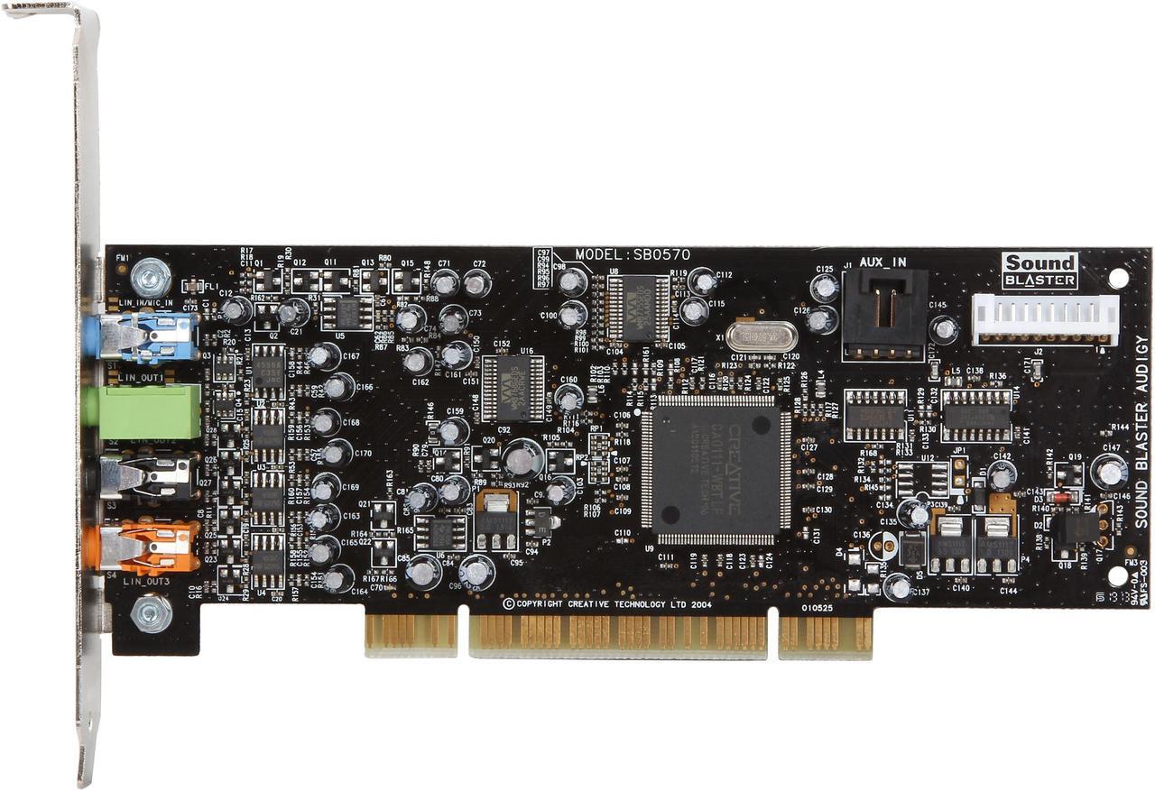Alt view image 3 of 4 - Creative Sound Blaster Audigy SE 7.1 Channels 24-bit 96KHz PCI Interface Sound Card
