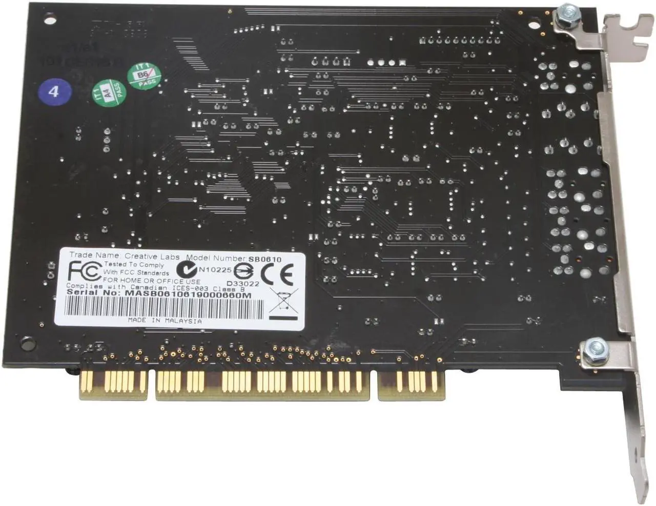 Alt view image 4 of 6 - Creative Sound Blaster Audigy 4 SB0610 7.1 Channels 24-bit 192KHz PCI Interface Sound Card