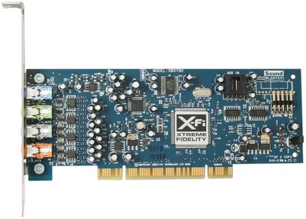 Alt view image 3 of 5 - Creative Sound Blaster X-Fi Xtreme Audio 24-bit 96KHz PCI Interface Sound Card