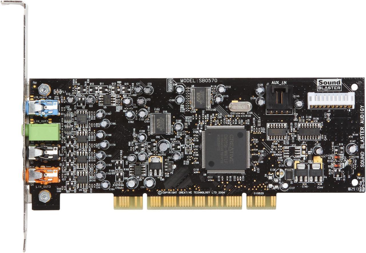 Alt view image 3 of 5 - Creative Sound Blaster Audigy SE 7.1 Channels 24-bit 96KHz PCI Interface Sound Card