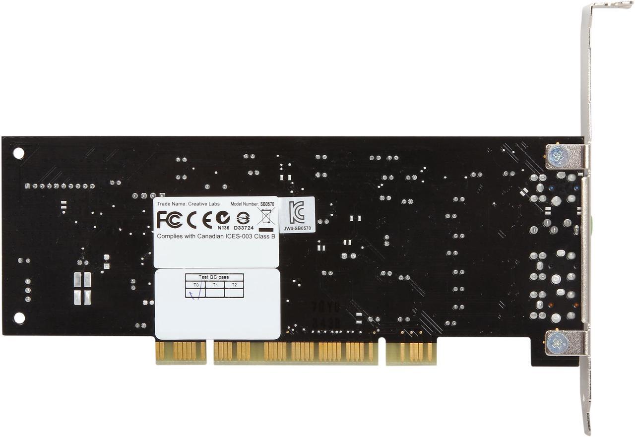 Alt view image 4 of 5 - Creative Sound Blaster Audigy SE 7.1 Channels 24-bit 96KHz PCI Interface Sound Card