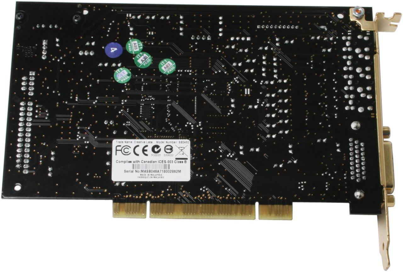 Alt view image 4 of 10 - Creative Sound Blaster X-Fi Platinum Fatal1ty Champion 70SB046A00003 7.1 Channels 24-bit 192KHz PCI Interface Sound Card