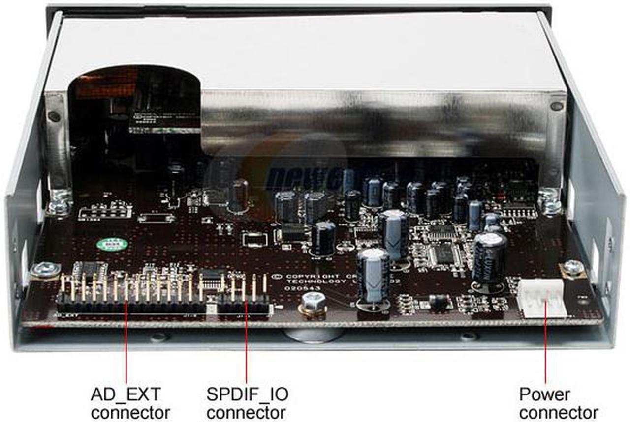 Alt view image 6 of 10 - Creative Sound Blaster X-Fi Platinum Fatal1ty Champion 70SB046A00003 7.1 Channels 24-bit 192KHz PCI Interface Sound Card