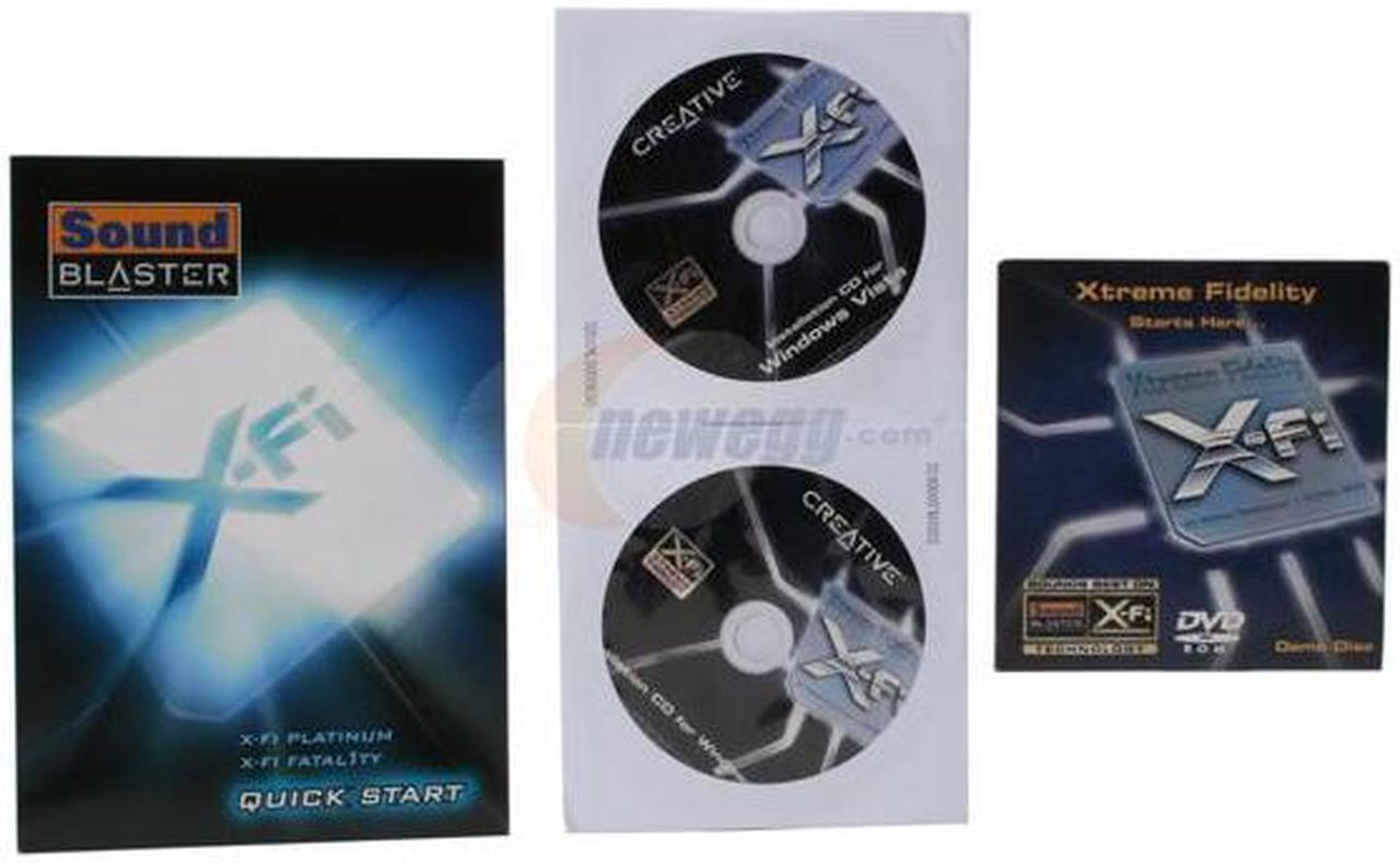 Alt view image 9 of 10 - Creative Sound Blaster X-Fi Platinum Fatal1ty Champion 70SB046A00003 7.1 Channels 24-bit 192KHz PCI Interface Sound Card