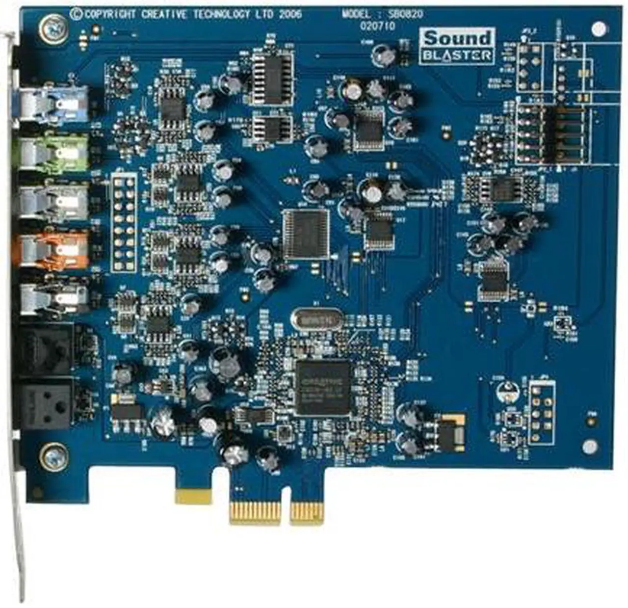 Alt view image 3 of 5 - Creative Sound Blaster X-Fi Xtreme Audio VARPAK 7.1 Channels 24-bit 96KHz PCI Express x1 Interface Sound Card - OEM