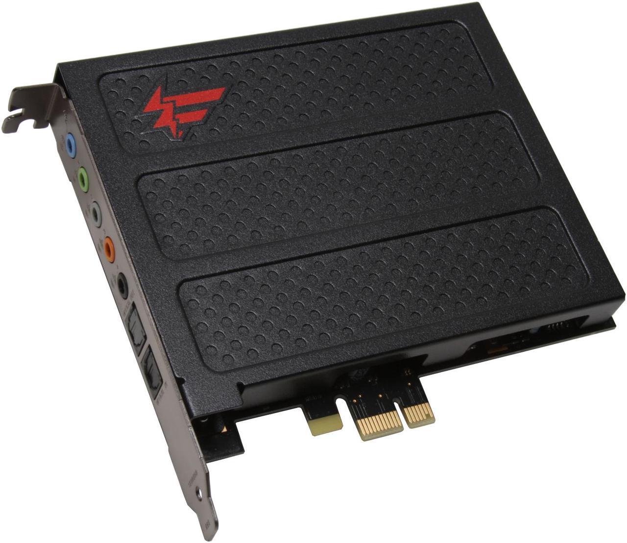 Creative Sound Blaster X-Fi Titanium Fatal1ty Professional 70SB088600002 7.1 Channels 24-bit 96KHz PCI Express x1 Interface Sound Card