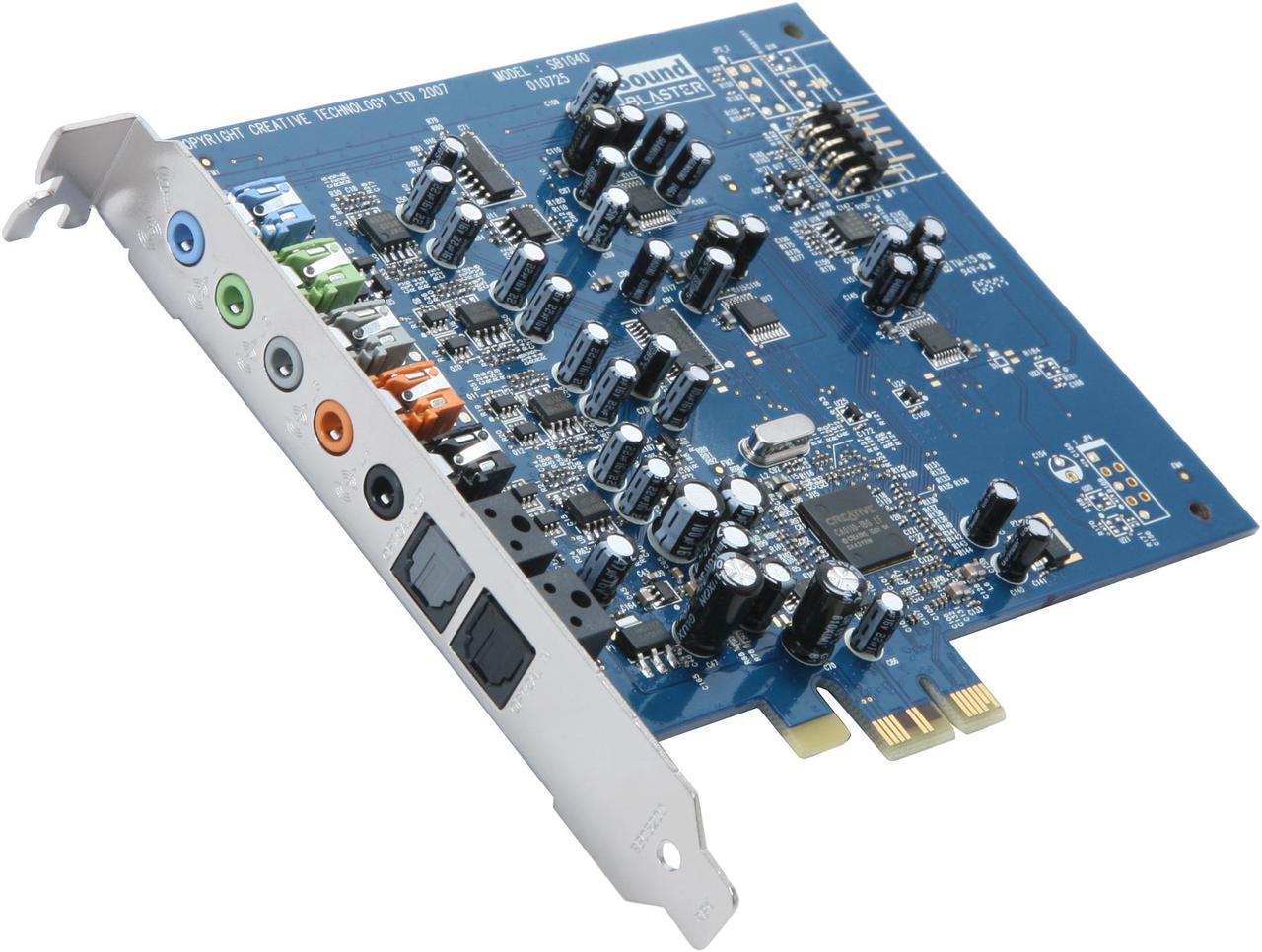 Creative Sound Blaster X-Fi Xtreme Audio 7.1 Channels 24-bit 96KHz PCI Express x1 Interface Sound Card - OEM