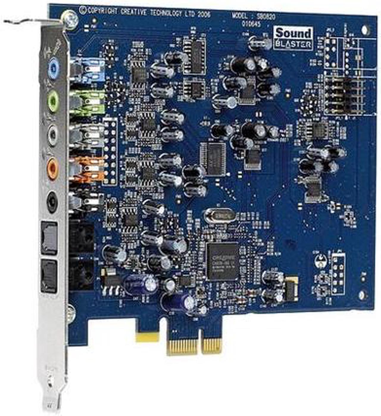 Creative Sound Blaster X-Fi Xtreme Audio 7.1 Channels 24-bit 96KHz PCI Express x1 Interface Sound Card