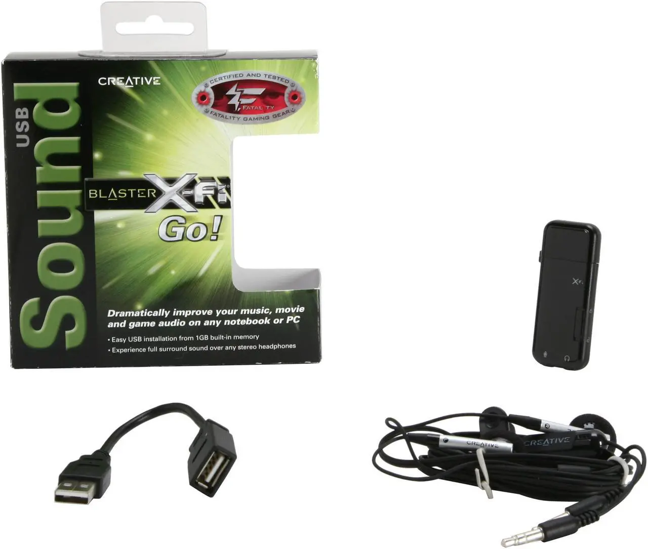 Alt view image 6 of 6 - Creative  Sound Blaster  X-Fi Go