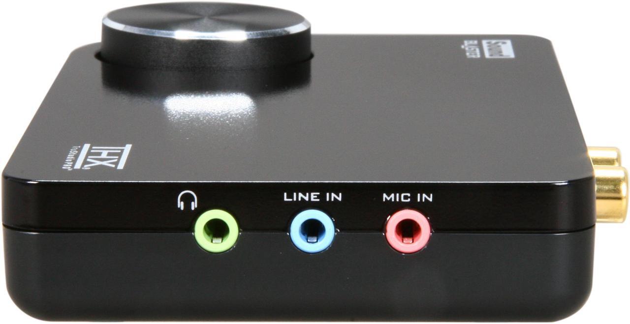 Alt view image 5 of 6 - Creative 70SB109500008 5.1 Channels 24-bit 96KHz USB Interface X-Fi Surround 5.1 Pro