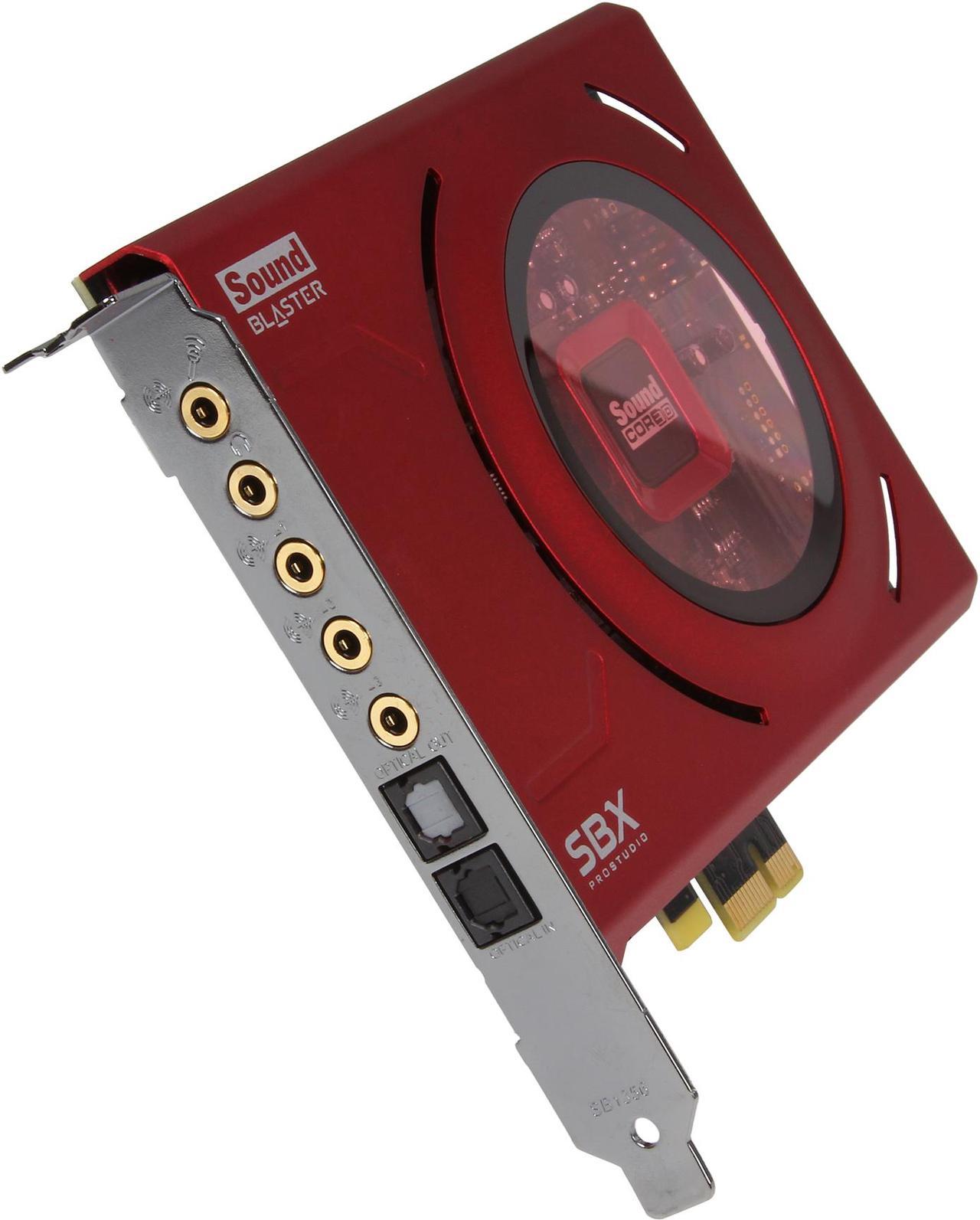 Creative Sound Blaster Z PCIe 116dB SNR Gaming Sound Card with 600 ohm Headphone Amp and Beamforming Microphone