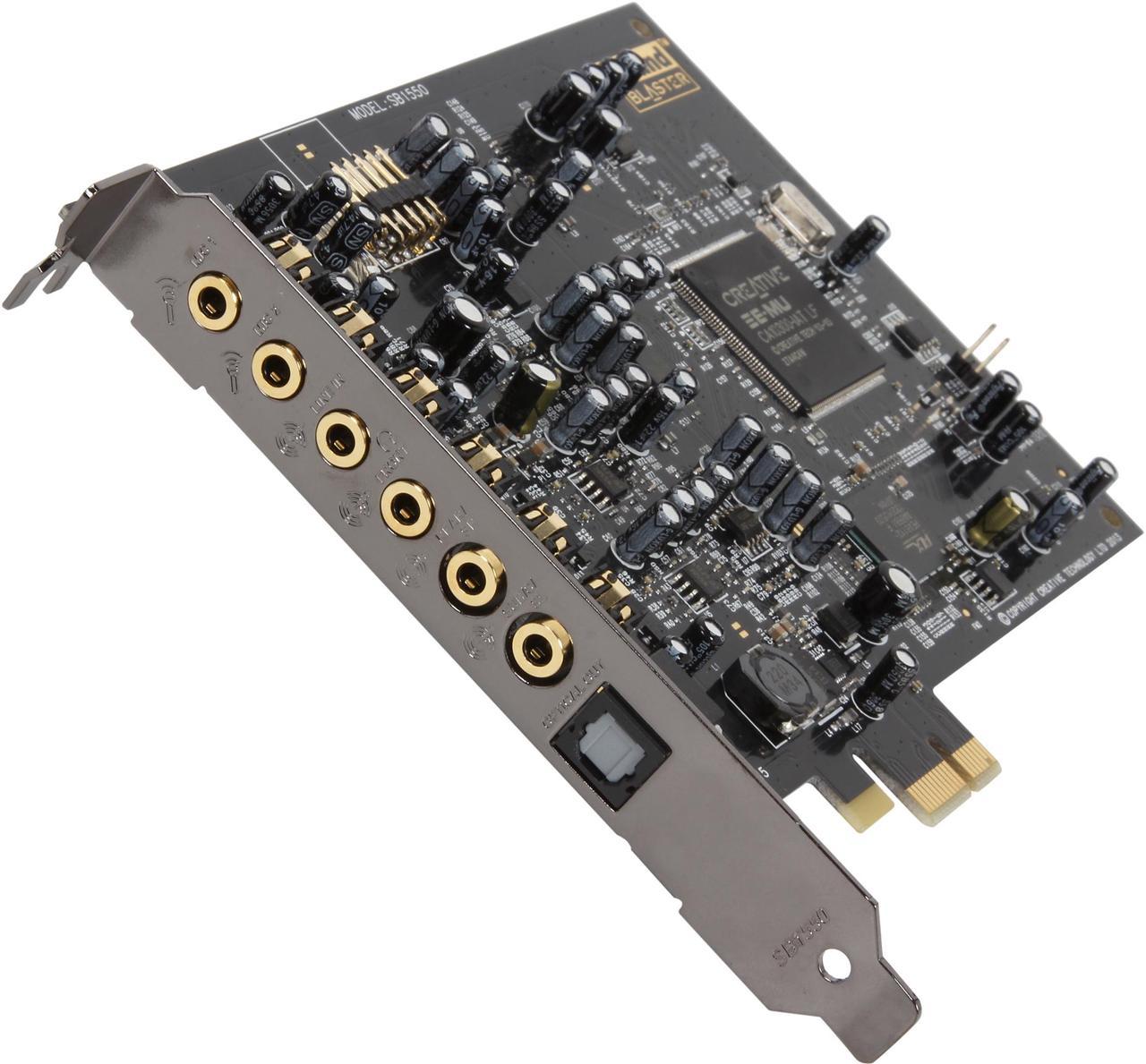 Creative Sound Blaster Audigy PCIe RX 7.1 Sound Card with High Performance Headphone Amp