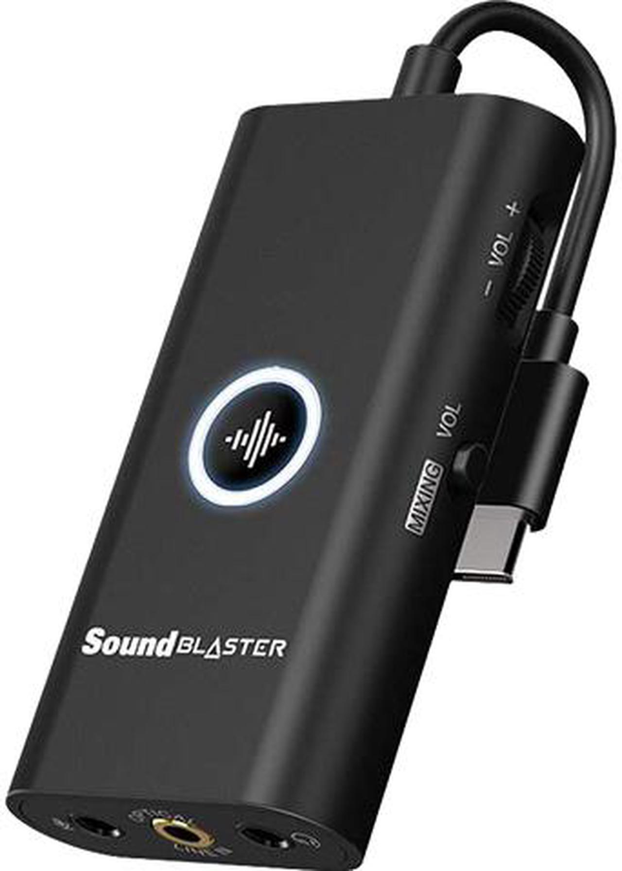 Main image of Creative Sound Blaster G3 USB-C External Gaming USB DAC and Amp for PS4, Nintendo Switch, Ft. GameVoice Mix (Audio Balance for Game/Chat), Mic/Vol Control and Mobile App Control, Plug-and-Play
