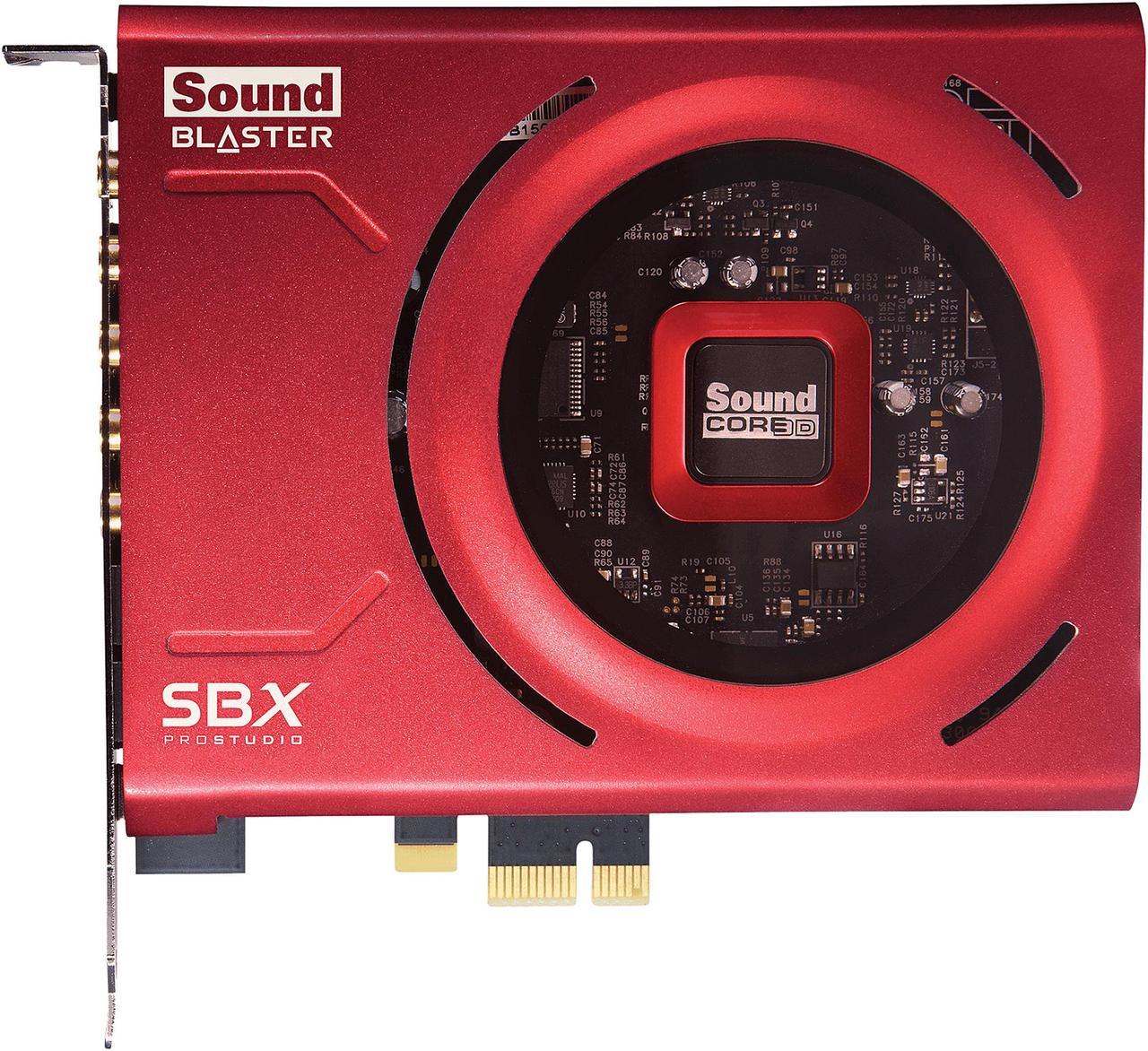 Creative Sound Blaster Z SE Internal PCI-e Gaming Sound Card and DAC, 24-bit / 192 kHz, 116 dB SNR, ASIO, 600O Headphones Amp, Mic EQ, Discrete 5.1 / Virtual 7.1, Supports Dolby Digital Live, DTS