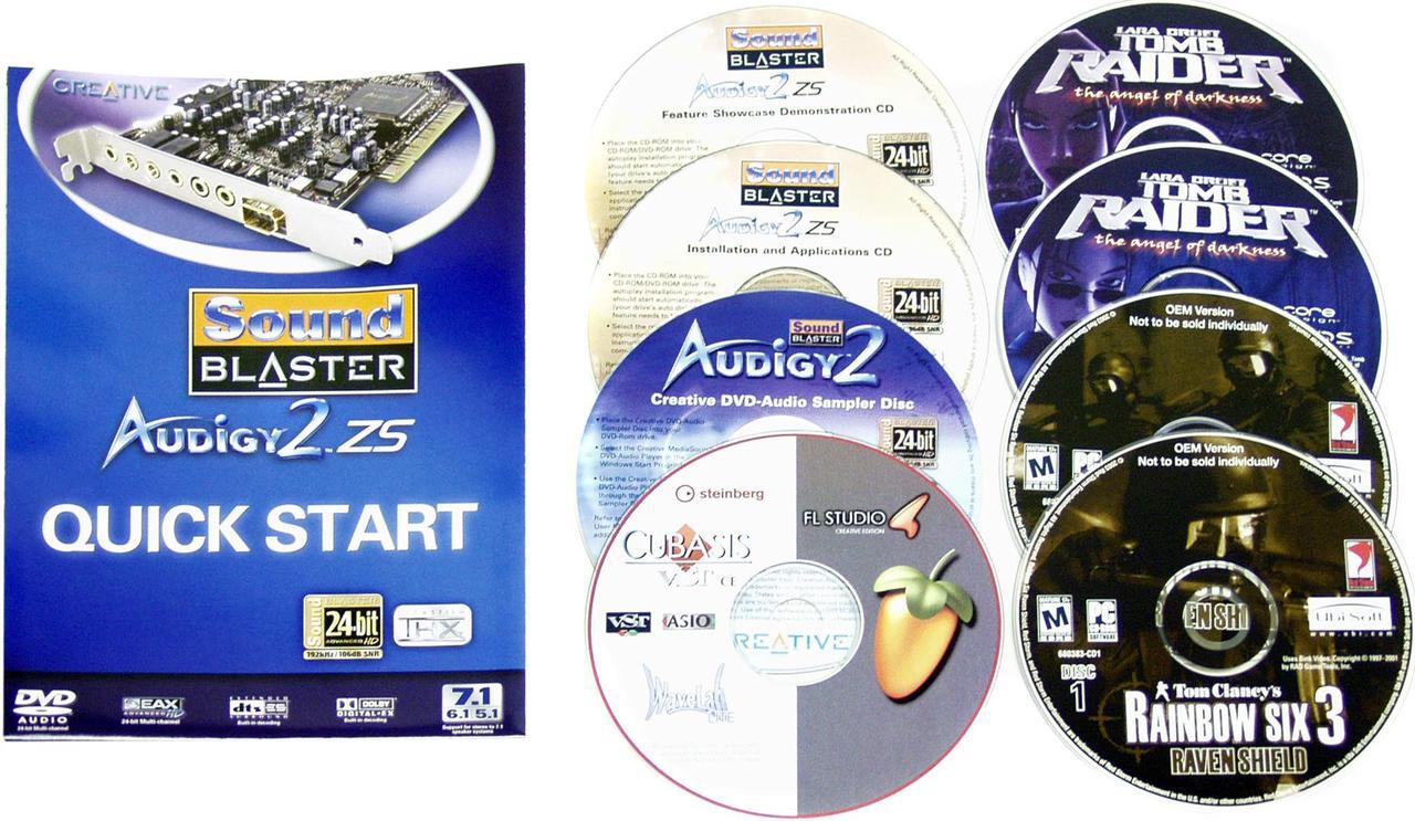 Alt view image 5 of 7 - Creative Sound Blaster Audigy2 ZS Platinum 7.1 Channels 24-bit 192KHz PCI Interface Sound Card