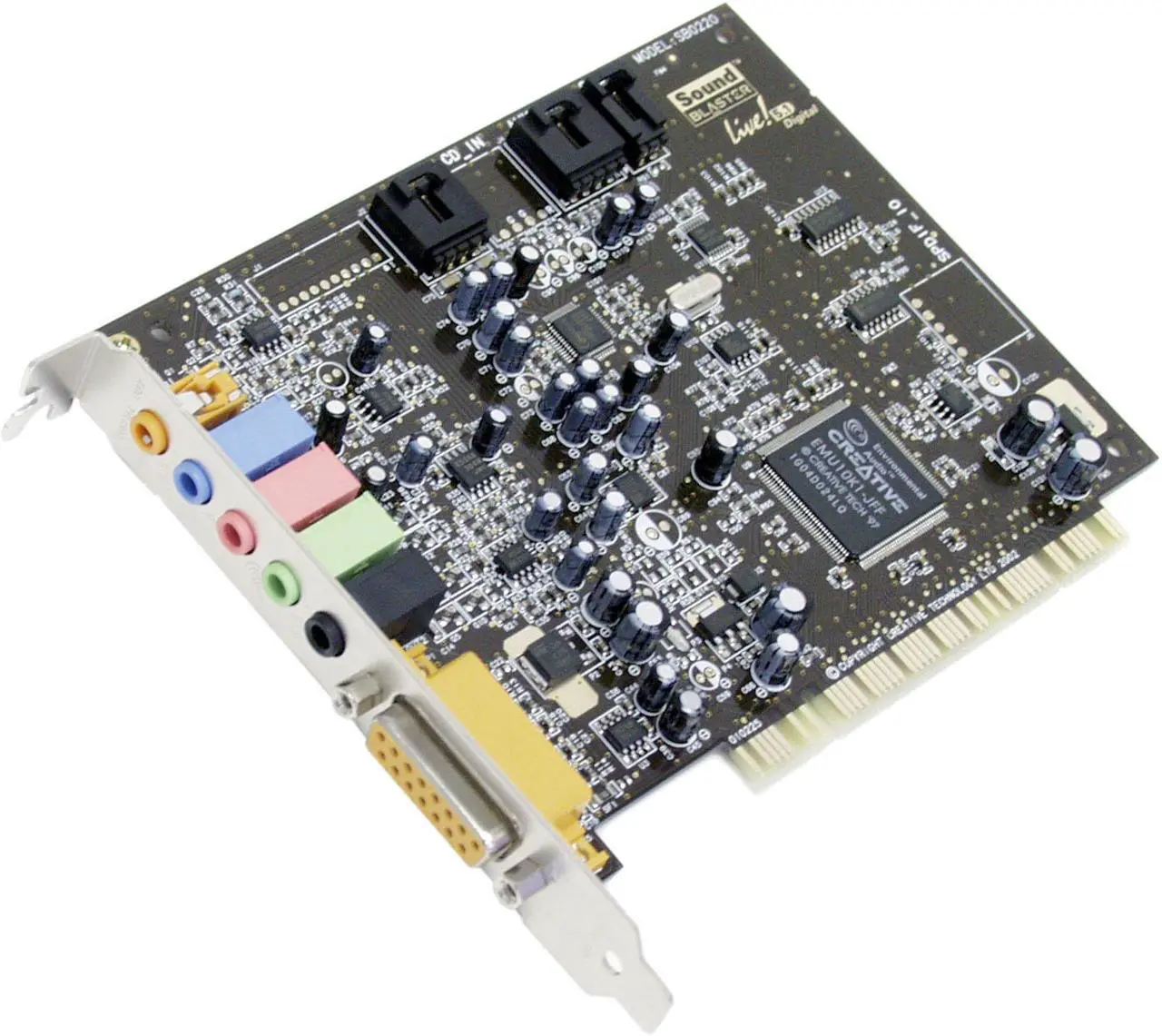 Main image of Creative Sound Blaster Live! 5.1 SB0226 5.1 Channels 16-bit 48KHz PCI Interface Sound Card - OEM