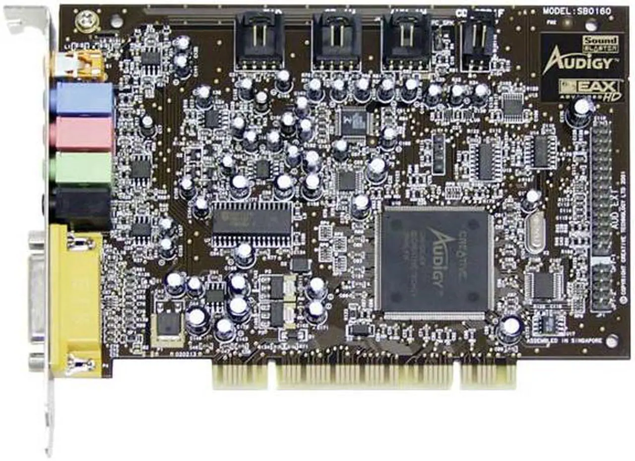 Alt view image 2 of 3 - Creative Sound Blaster Audigy ES SB0162 5.1 Channels 24-bit 96KHz PCI Interface Sound Card - OEM