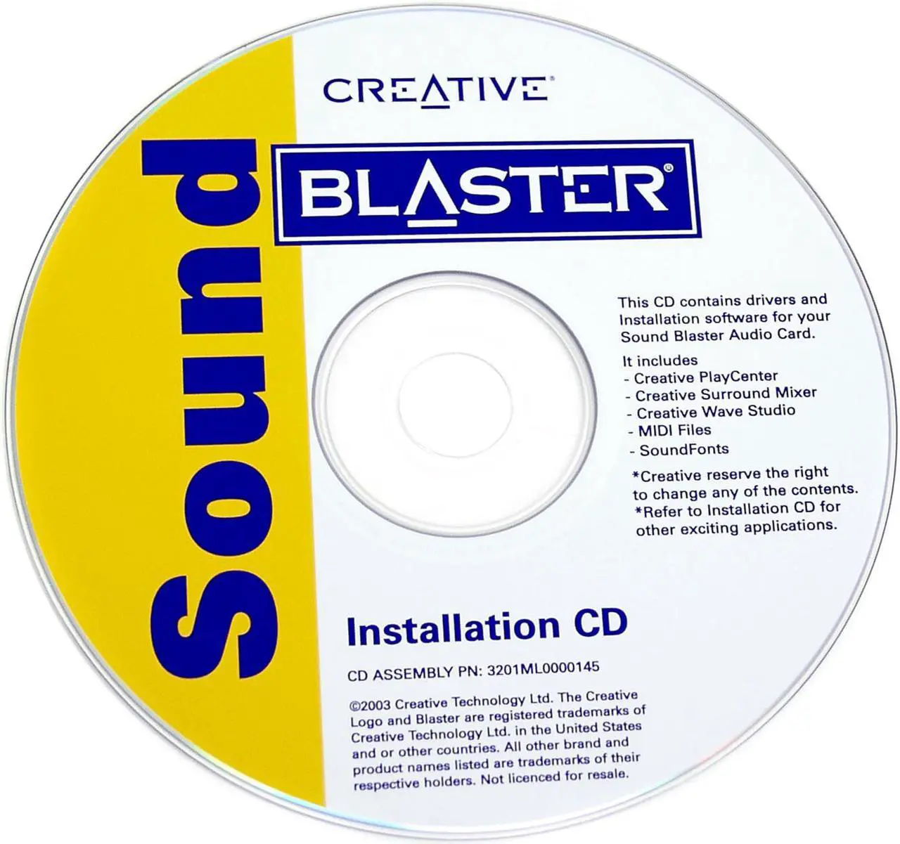 Alt view image 3 of 3 - Creative Sound Blaster Audigy ES SB0162 5.1 Channels 24-bit 96KHz PCI Interface Sound Card - OEM
