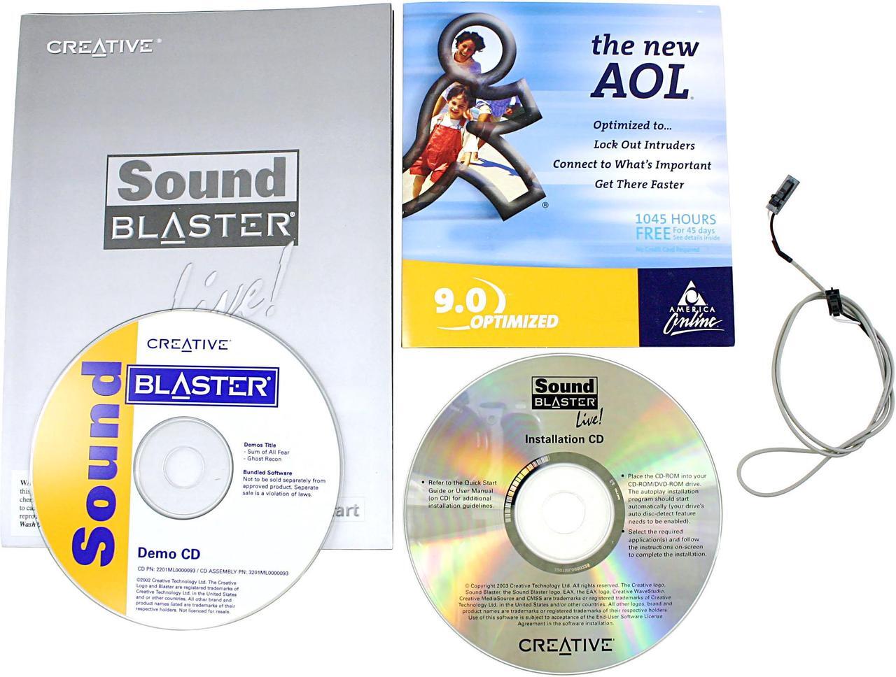 Alt view image 4 of 5 - Creative Sound Blaster Live! 5.1 SB0220 5.1 Channels 16-bit 48KHz PCI Interface Sound Card