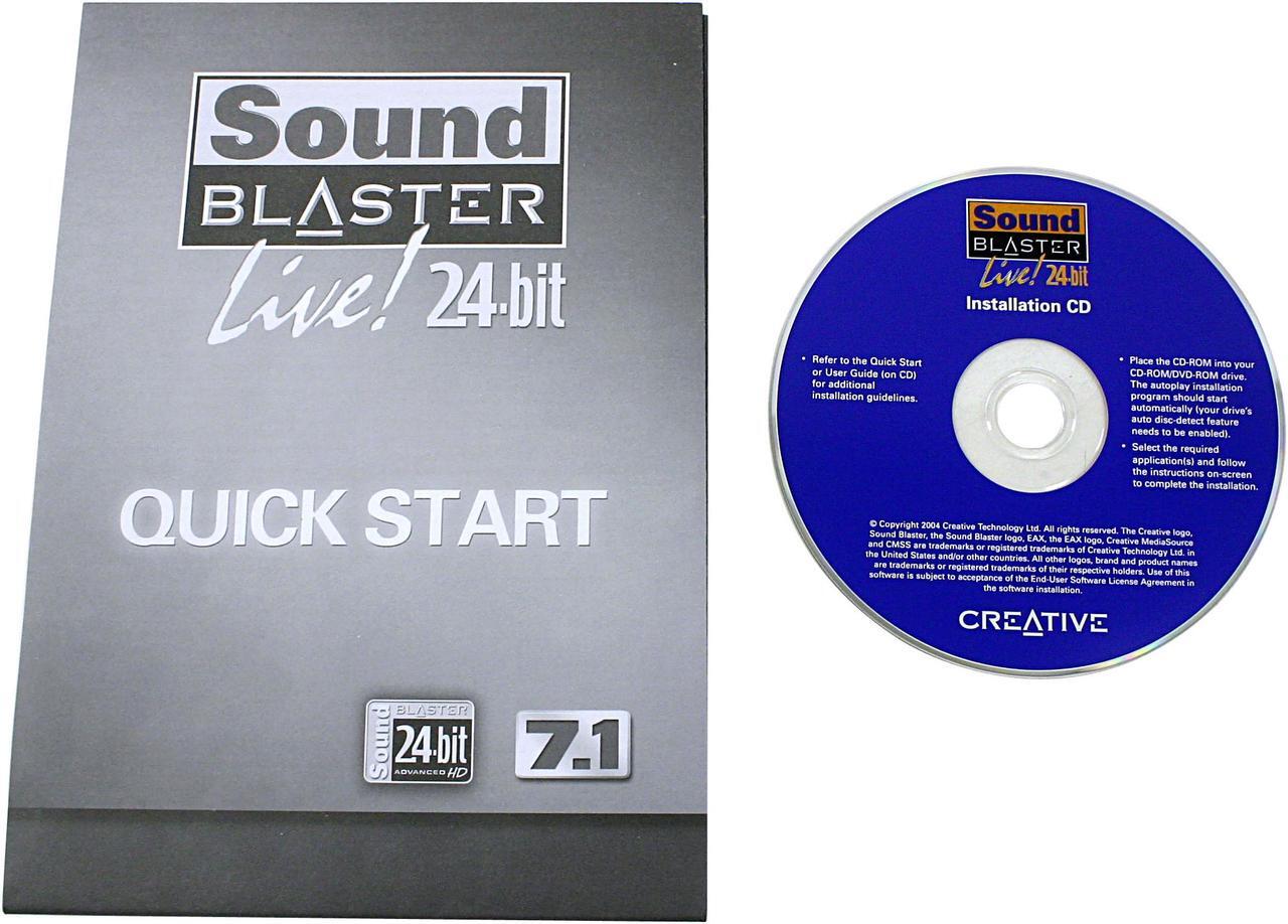 Alt view image 4 of 5 - Creative Sound Blaster Live! 24bit 70SB041000000 7.1 Channels 24-bit 96KHz PCI Interface Sound Card